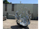 Creative Garden Stainless Steel Wave Sculpture With Regular Size 150 Tall