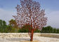Laser Cut Outdoor Metal Tree Sculpture Corrosion Stability Customized Size 