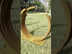 Escultura de Aço Corten para Intemperismo do Fabricante, Escultura de Metal para Paisagem, Escultura de Aço Corten para Decoração de Jardim