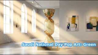 Arte islâmica de luxo: escultura de doces torcidos em ouro saudita | Decoração Moderna Personalizada