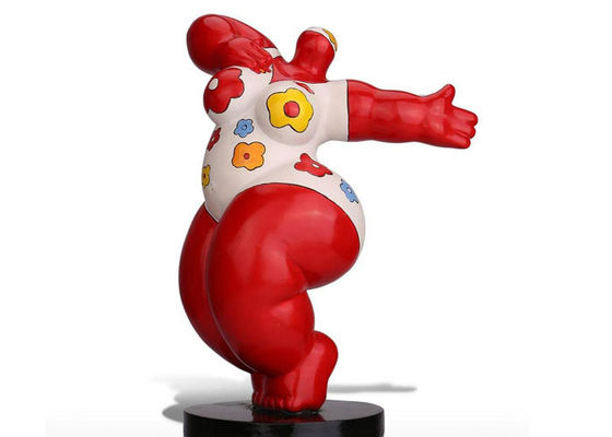 Bom preço. Decoração da cor da escultura exterior Nude da fibra de vidro da mulher multi on-line