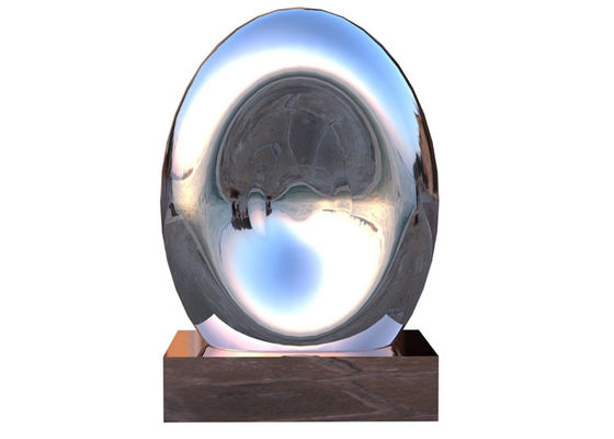 Bom preço. A escultura de aço inoxidável moderna da paisagem do metal lustrou on-line