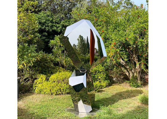 Bom preço. Sumário lustrado de aço inoxidável moderno Art Sculpture da paisagem do metal on-line