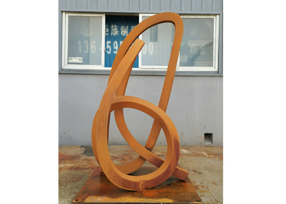 Modern Outdoor Abstract Metal Sculpture Garden Art Corten Steel Sculptures