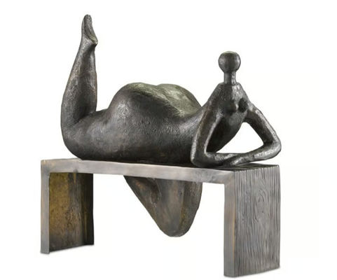 Bom preço. Escultura de bronze do Odalisque com material seguro da proteção ambiental on-line