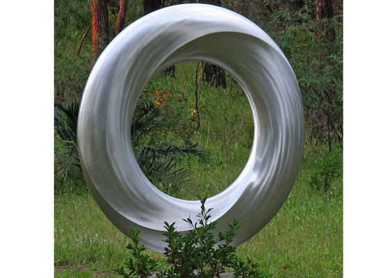 Bom preço. Jardim Ring Sculpture With Regular Size de aço inoxidável 150 do metal alto on-line
