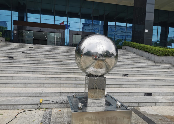150cm Height 316L Stainless Steel Water Fountain For Garden Decoration
