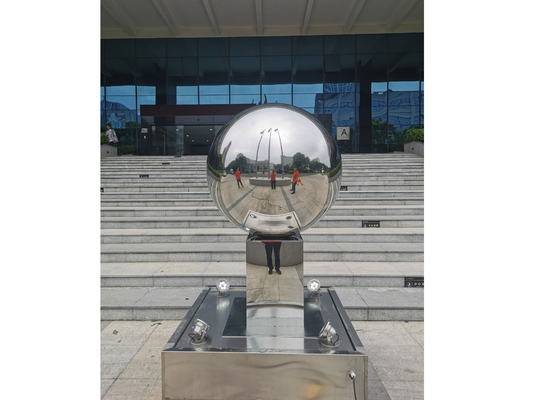 150cm Height 316L Stainless Steel Water Fountain For Garden Decoration