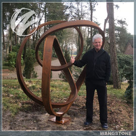 Unique Garden Art Sculptures / Corten Garden Sculpture Welding Technique