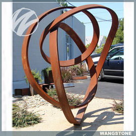 Unique Garden Art Sculptures / Corten Garden Sculpture Welding Technique
