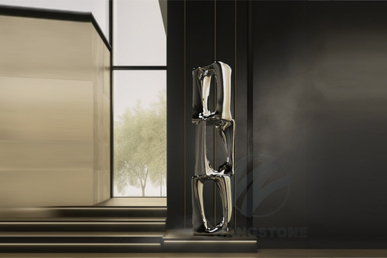 Bom preço. Arte Moderna Abstracto Aço Inoxidável Esculptura Metal Outdoor Espelho Polido on-line