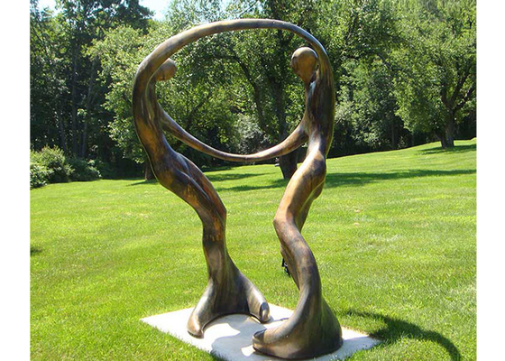 Life Size Patina Garden Dancing Mermaid Bronze Statue Sculpture