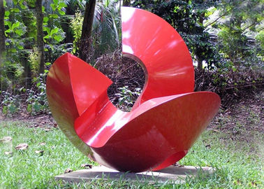 Bom preço. Cores diferentes curvadas/materiais das esculturas exteriores modernas do metal disponíveis on-line