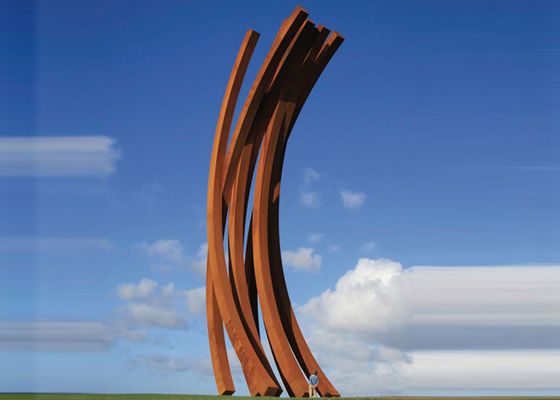 Bom preço. Altura exterior das esculturas 27m do metal da arte moderna da escultura do metal do molde da argila on-line