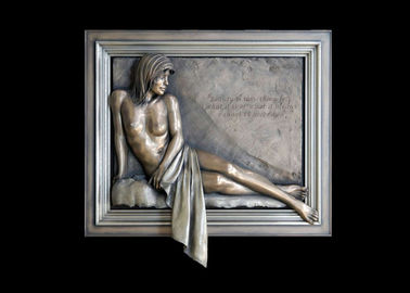 Contemporary Sexy Nude Wall Sculpture For Indoor Decoration 200*180cm