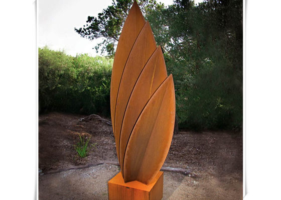 Bom preço. Esculturas de aço dadas forma de solda contemporâneas da arte da escultura de Corten folhas de aço on-line