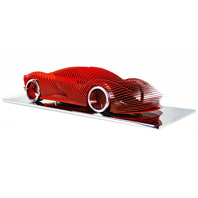 Multiple Finishes Available Stainless Steel Car Sculpture For Urban Landscape