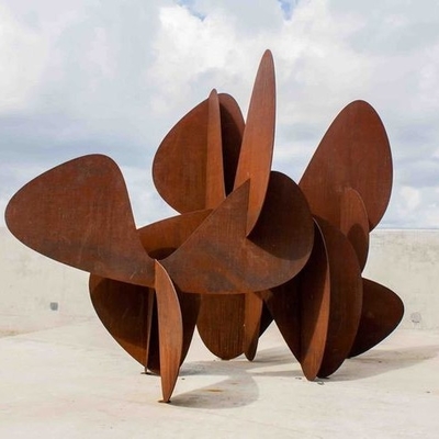 Abstract Outdoor Decorative Corten Custom Rusty Sculpture