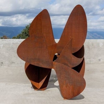 Abstract Outdoor Decorative Corten Custom Rusty Sculpture
