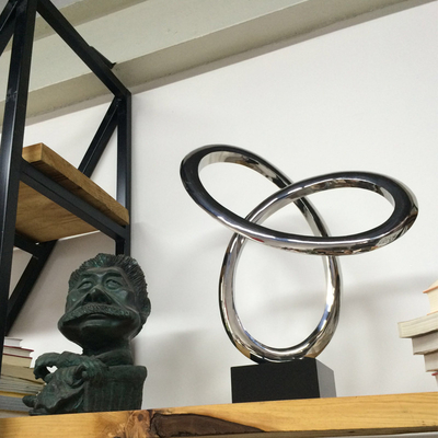 Stainless Steel Sculpture Stunning Piece Of Art For Your Living Room Office Or Gallery
