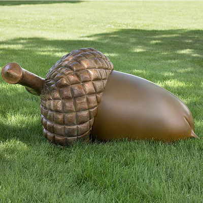 Large Outdoor Acorn Art Sculpture Statue Brass Bronze Casting Outdoor Decor
