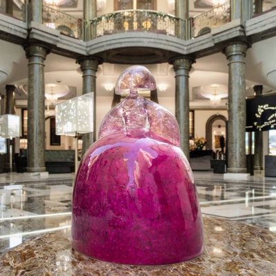 Luxury Transparent Resin Art Sculpture – Inspired by Manolo Valdés, Modern Home & Office Décor