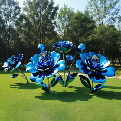 Bom preço. Esculptura de rosa de aço inoxidável para casamentos e aniversários on-line