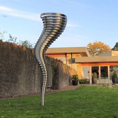 Bom preço. Spiral Decorative Art Sculpture Outdoor Metal Sculpture Custom Statue Garden Landscaping Wholesale on-line