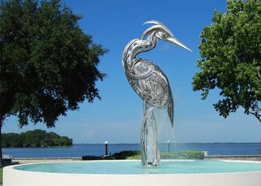 Bom preço. Decoração exterior da jarda do revestimento de Matt dos pássaros das esculturas do jardim do metal do forjamento on-line