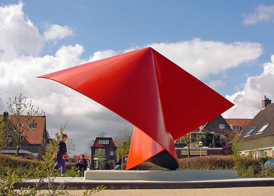 Bom preço. Arte pública de aço inoxidável das esculturas contemporâneas quadradas modernas do jardim on-line