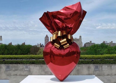 Bom preço. Grande chapeamento Titanium das esculturas decorativas de aço inoxidável exteriores do jardim dos doces on-line