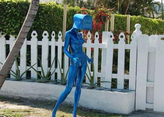 Bom preço. Ofício exterior de Matt da caixa postal da escultura de aço inoxidável decorativa durável on-line