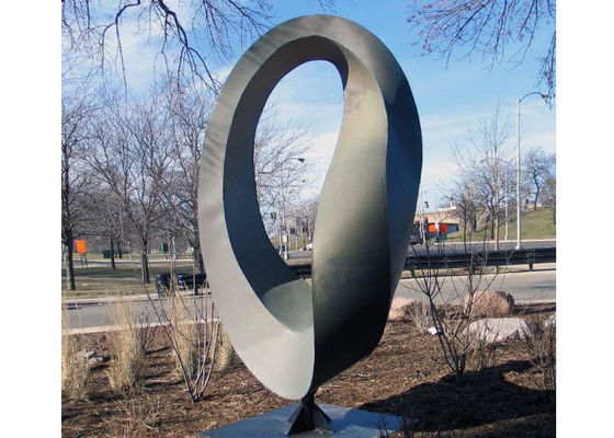 Bom preço. Grande escultura decorativa moderna da paisagem do metal do jardim na cor feita sob encomenda on-line