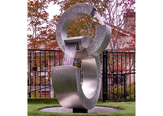 Bom preço. Característica de aço inoxidável escovada da água do revestimento, fontes de água exteriores on-line