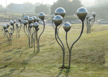 Bom preço. Escultura contemporânea do balão do metal da escultura de aço inoxidável da decoração on-line