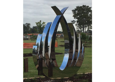 Bom preço. Estabilidade de aço inoxidável lustrada decoração da corrosão das esculturas da arte do jardim on-line