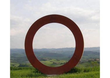 Bom preço. Forjamento da escultura do anel de Corten da arte contemporânea do metal e técnica de carcaça de aço on-line