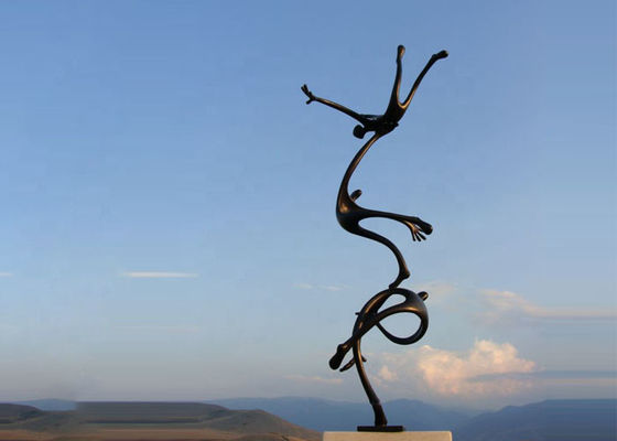 Bom preço. Escultura de bronze feita sob encomenda do dançarino da estátua do bronze da decoração da arte moderna da decoração on-line