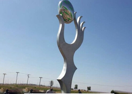 Bom preço. Grande escultura de aço inoxidável, artistas da escultura do metal da decoração exteriores on-line