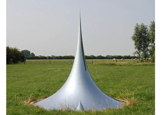 Bom preço. Escultura exterior lustrada metal da gota das esculturas do metal da decoração do jardim grande on-line