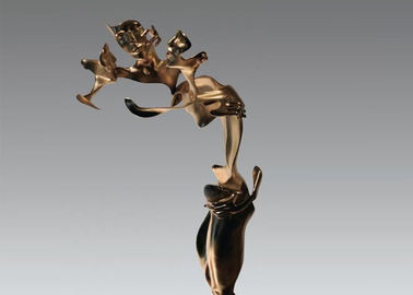 Modern Metal Art Decor Stainless Steel Abstract Sculpture for Interior