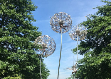 Incredibly Stainless Steel Dandelion Sculpture Steel Dandelion Sculpture