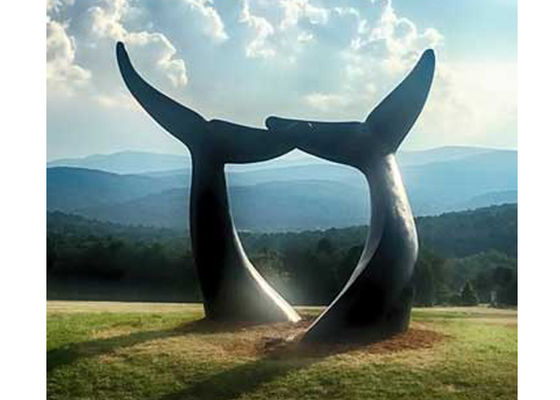 Bom preço. altura de 250cm que forja a escultura de bronze da baleia para exterior on-line