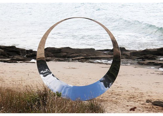 Bom preço. Escultura exterior de aço inoxidável moderna do ODM para a paisagem on-line