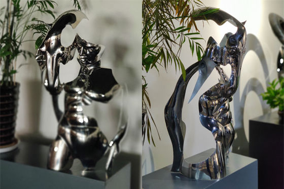 Bom preço. o espelho da altura de 100cm lustrou a escultura da cabeça de cavalo do rosto humano SS316 on-line