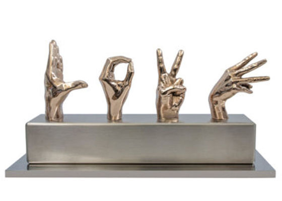 Bom preço. Escultura de bronze das ações da carcaça moderna para a decoração exterior e interna on-line