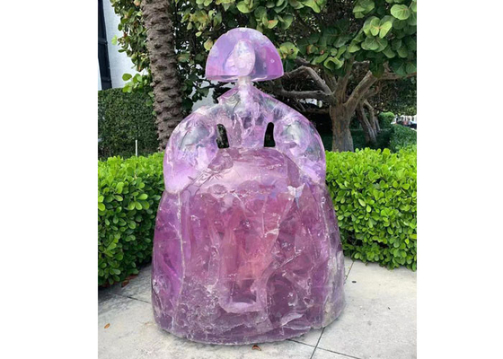 Bom preço. Princesa Outdoor Fiberglass Sculpture da menina para a decoração do jardim on-line