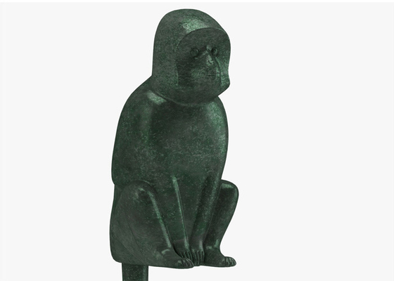 Bom preço. Vida - escultura de bronze de moldação do macaco do assento da estátua do metal do tamanho on-line