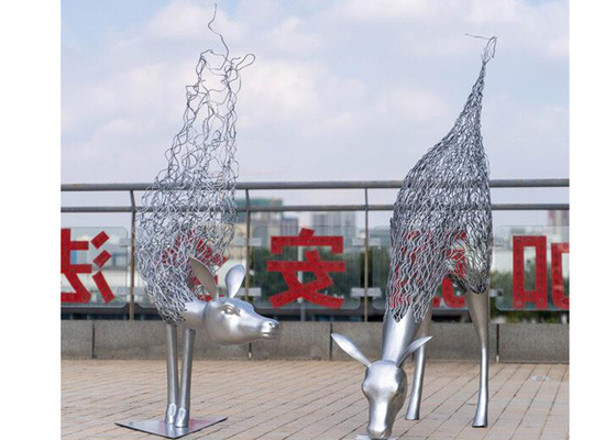 Escultura animal do metal exterior de aço moderno de Art Stainless