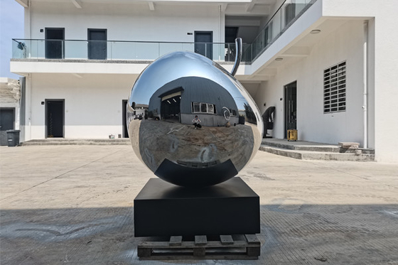 Bom preço. Altura lustrada de aço inoxidável da escultura 145cm de Apple do jardim do fruto moderno on-line